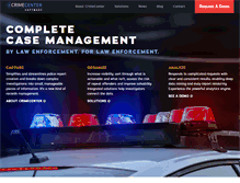 Tablet Screenshot of crimecenter.com